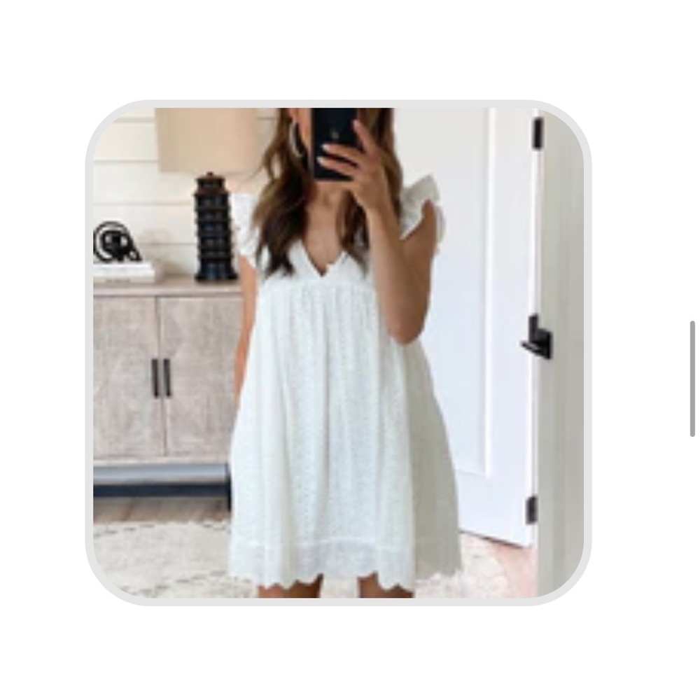 White Shop Talulah hidden shorts eyelet romper